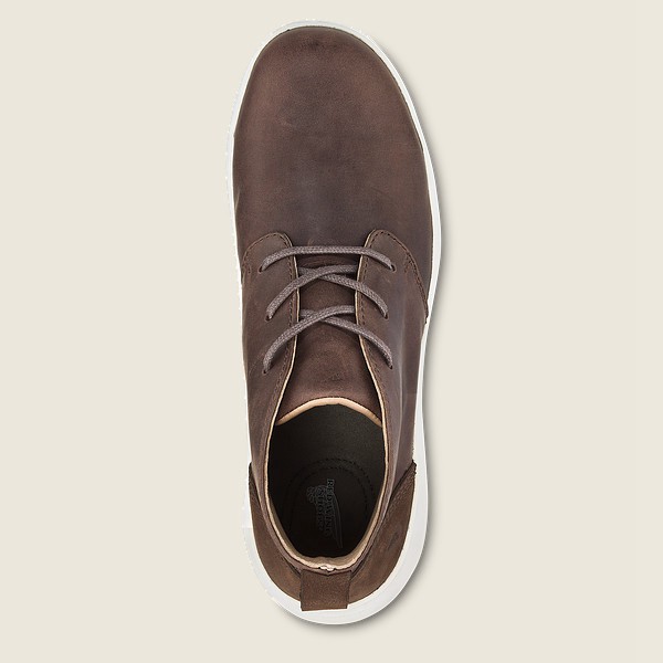 Work Støvler Dame - Red Wing Zero-G Lite - Safety Toe Chukka - Mørkebrune - PXEJFI-264